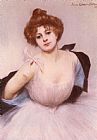 Pierre Carrier-Belleuse Portrait of a Dancer painting